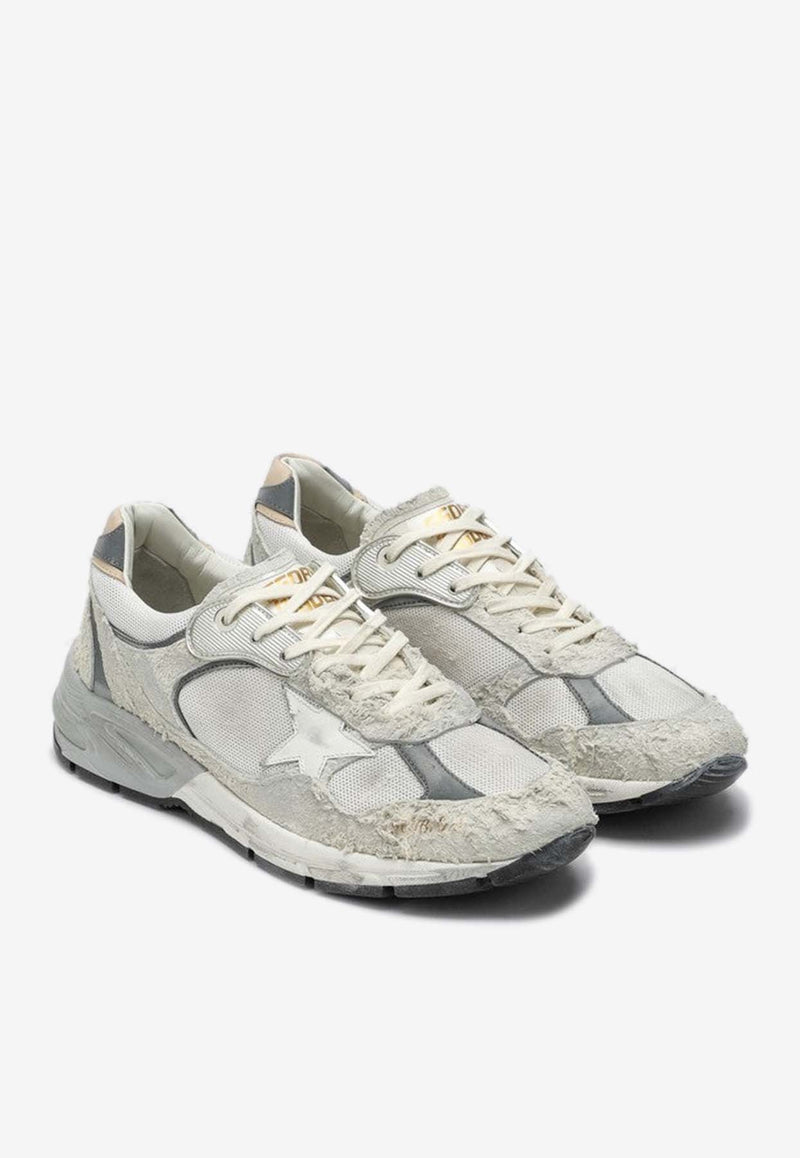 Dad-Star Distressed Low-Top Sneakers