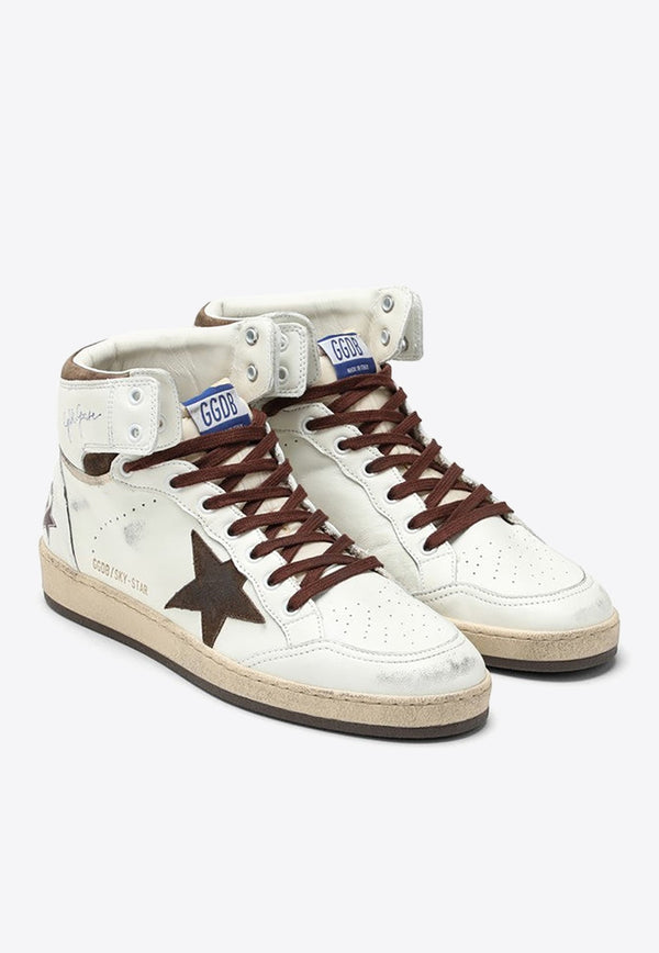 Sky-Star High-Top Leather Sneakers