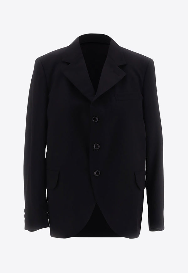 Notched Single-Breasted Blazer