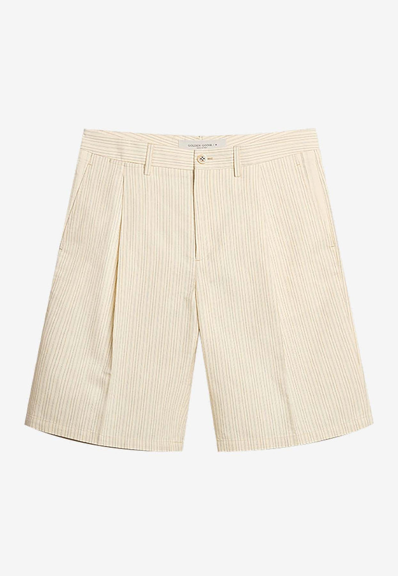 Vintage Stripe Bermuda Shorts
