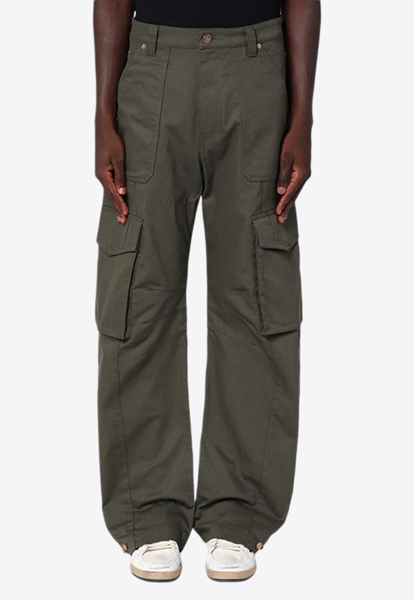 Wide-Leg Cargo Pants