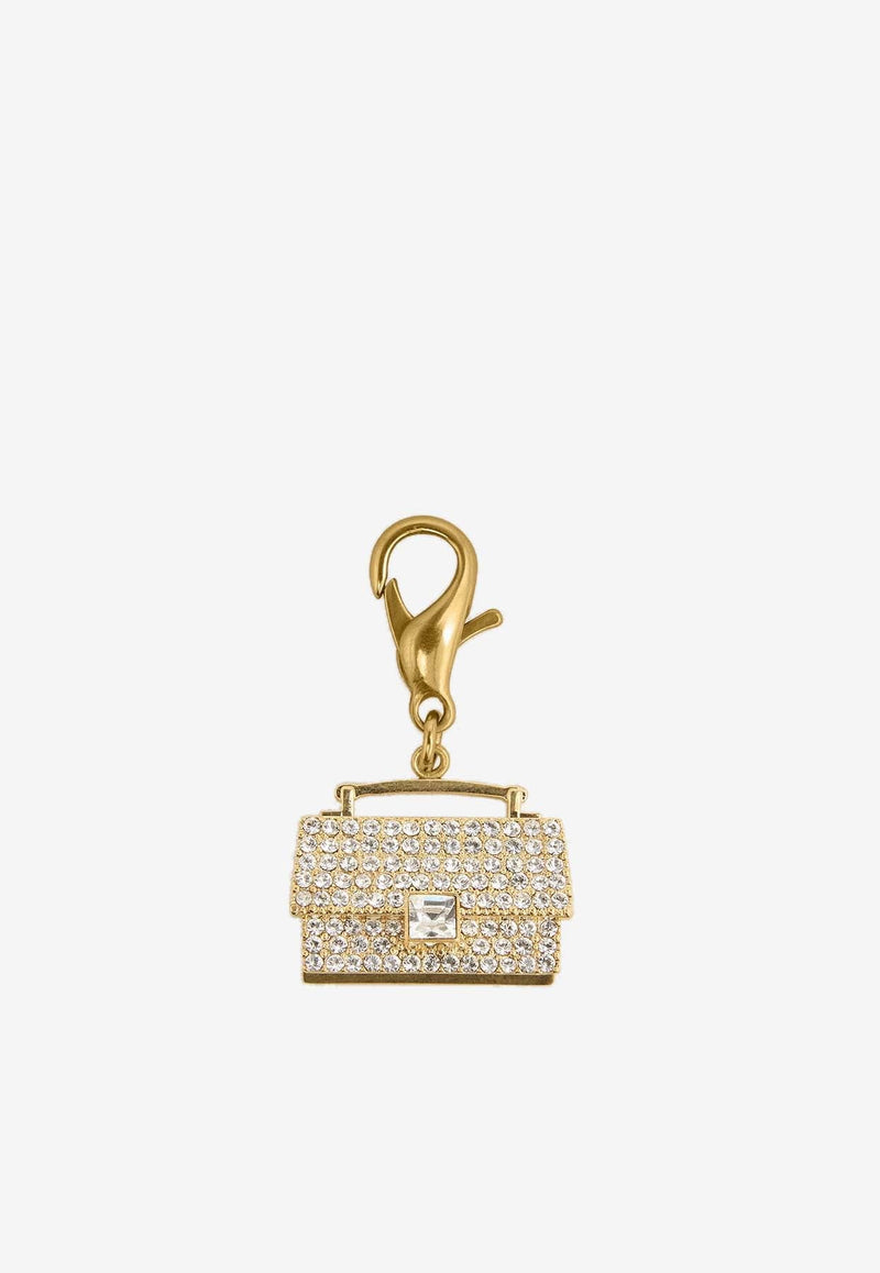 Crystal Purse-Shaped Charm