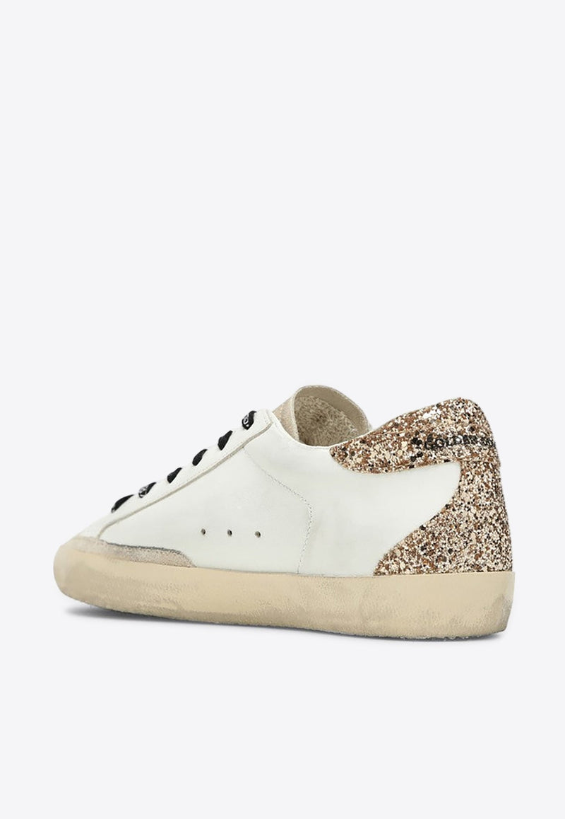 Super-Star Low-Top Sneakers with Glittered Star and Heel