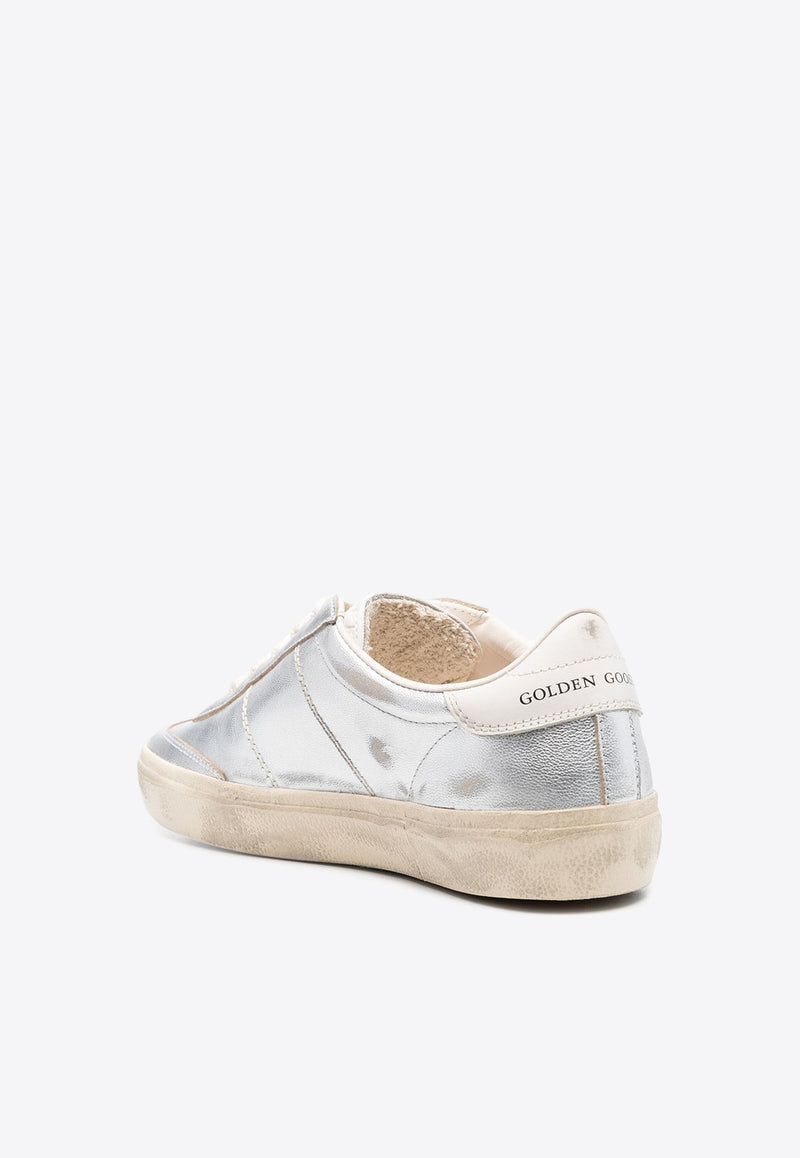 Soul-Star Metallic Leather Sneakers