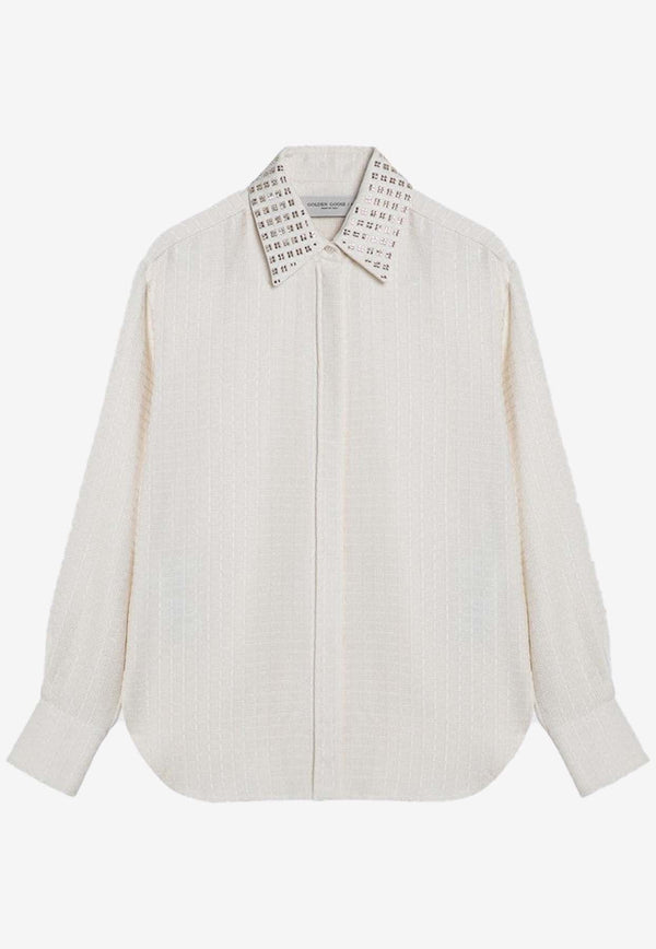 Jacquard Pattern Embroidered Shirt