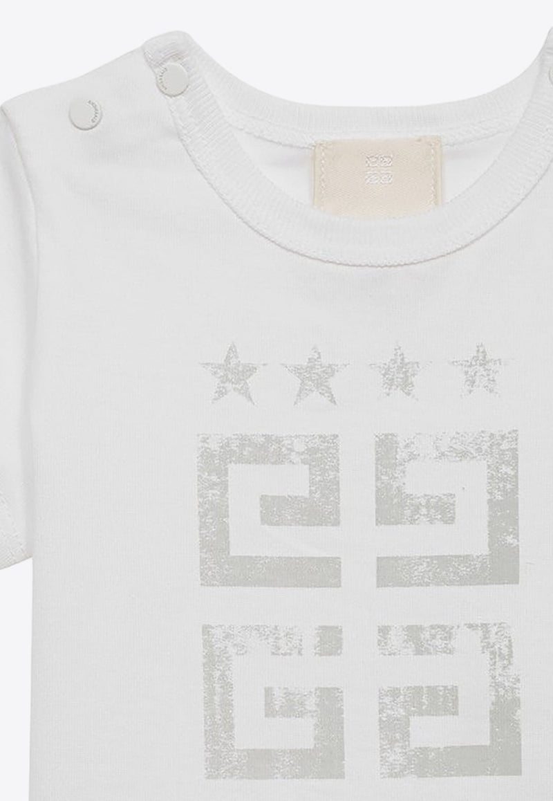 Babies 4G Stars Logo Clothing Set - Set of 3