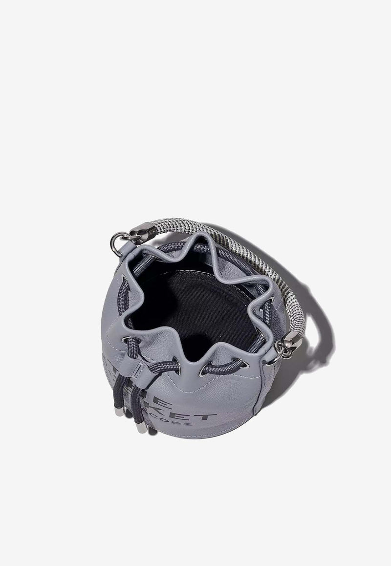 The Leather Logo Bucket Bag