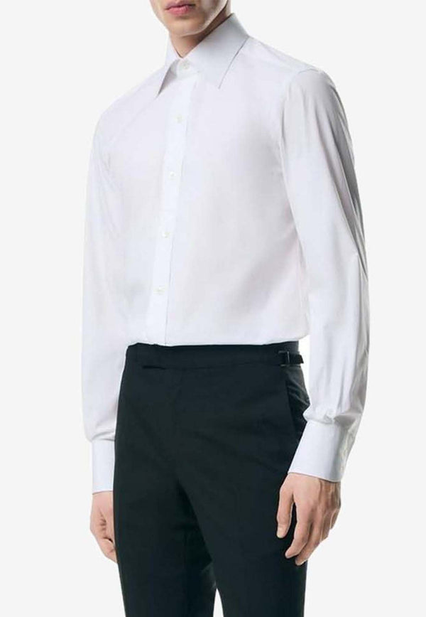 Classic Poplin Button-Up Shirt