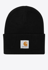 Logo Patch Knitted Beanie