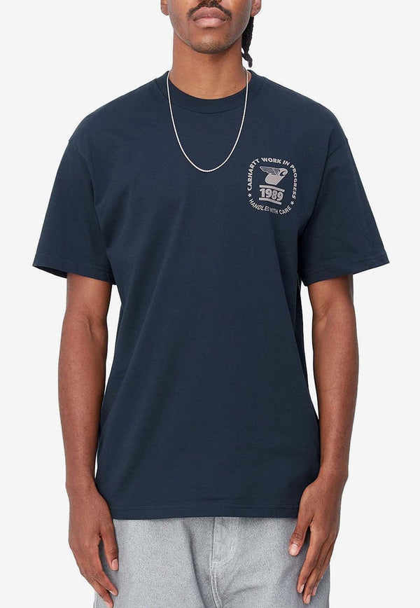Short-Sleeved Stamp State T-Shirt