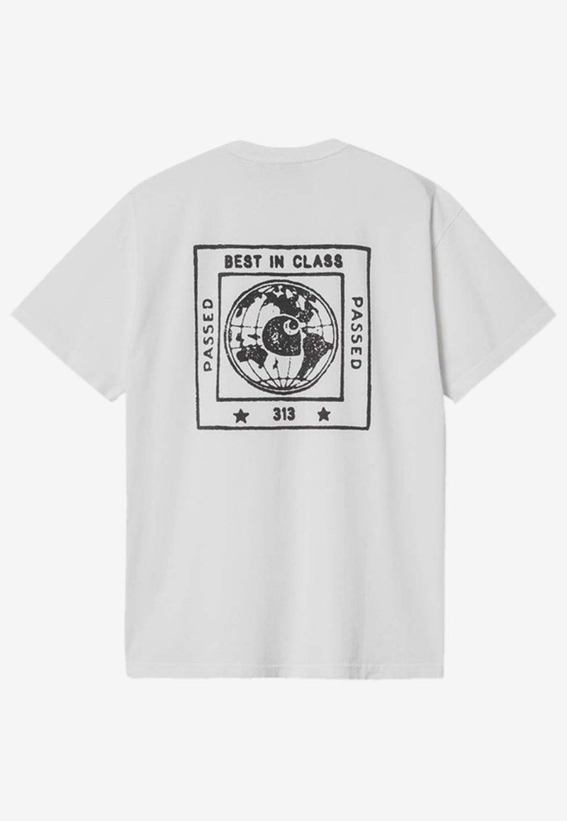 Stamp Logo Print Crewneck T-shirt