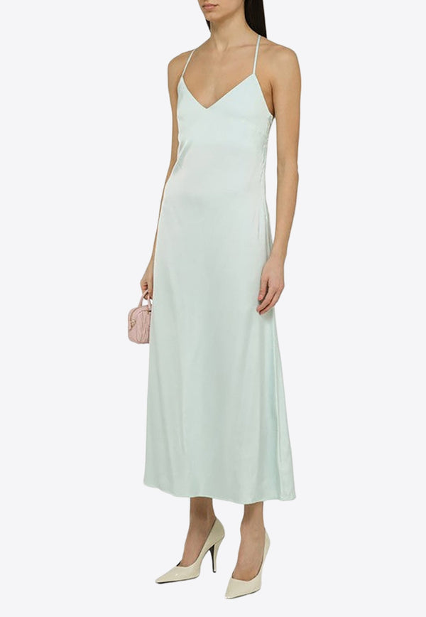 Noel Satin Midi Dress