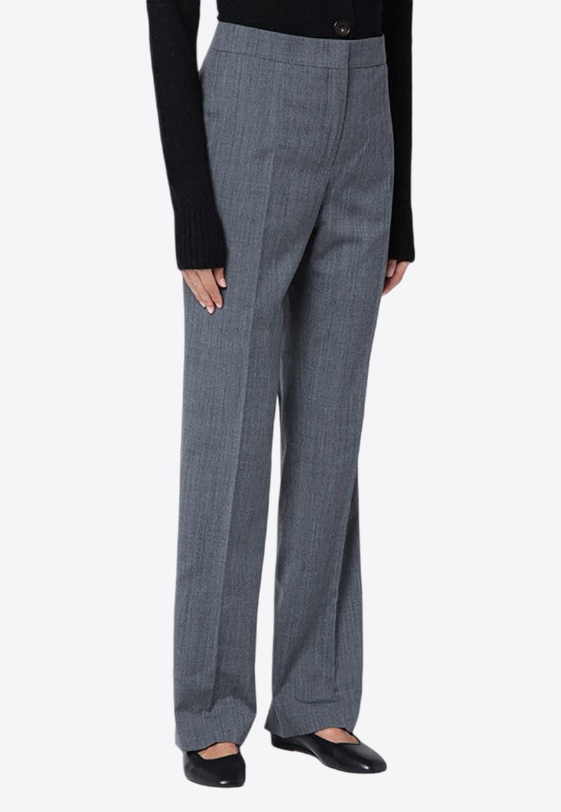 Tailored Wool Slim Pants