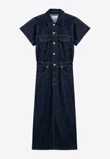 Midi Denim Shirt Dress