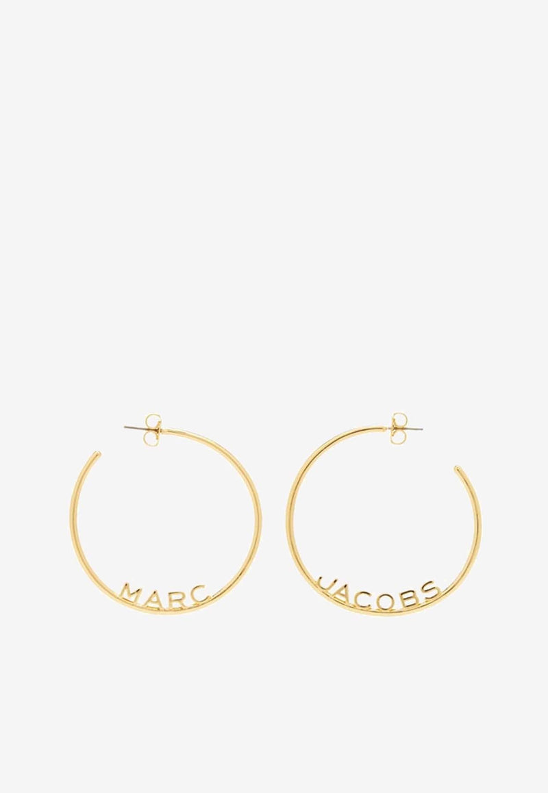 Logo Hoop Earrings