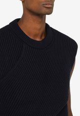 Asymmetrical Wool Sweater