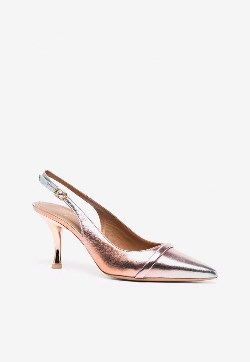 Jama 70 Ombré-Effect Slingback leather Pumps