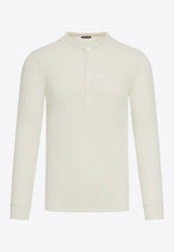 Long-Sleeved Ribbed T-shirt