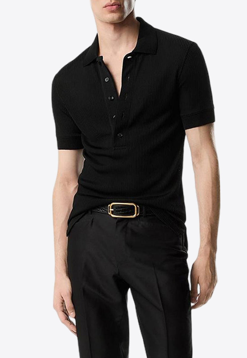 Luster Rib Polo T-shirt