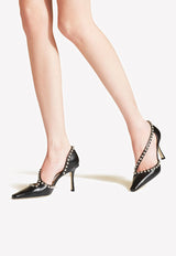 Rilea 85 Studded Nappa Leather Pumps