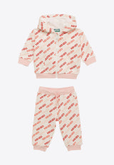 Girls Logo Print Tracksuit Set