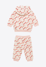 Girls Logo Print Tracksuit Set