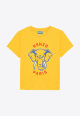Boys Elephant Embroidered Logo T-shirt