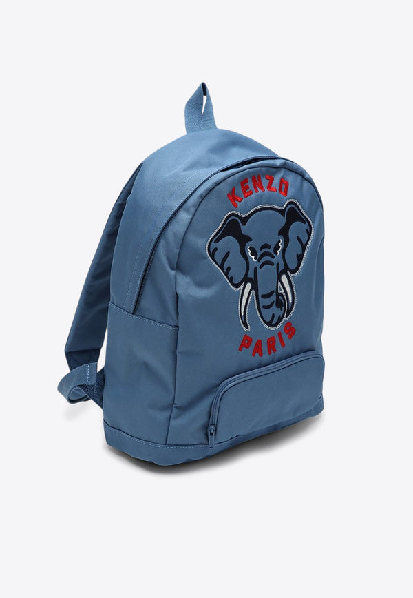 Boys Embroidered Elephant Backpack