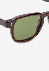 Luce 3627 Tortoiseshell Square Sunglasses