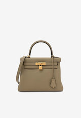Kelly 28 Retourne in Beige Marfa Togo Leather with Gold Hardware