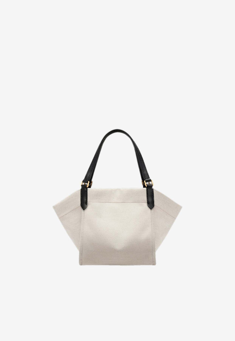 Medium Amalfie Logo-Printed Tote Bag