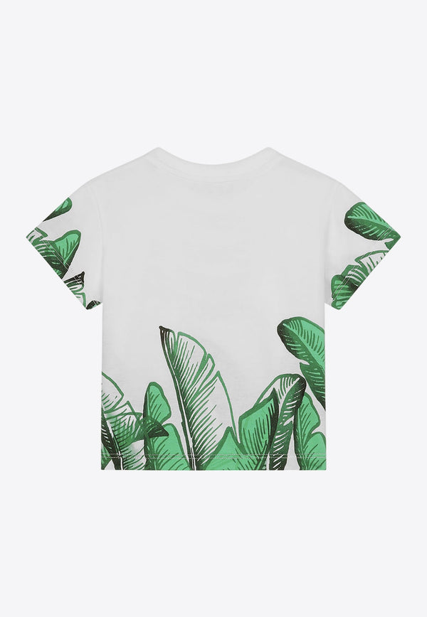 Baby Boys Banana Tree Print T-shirt