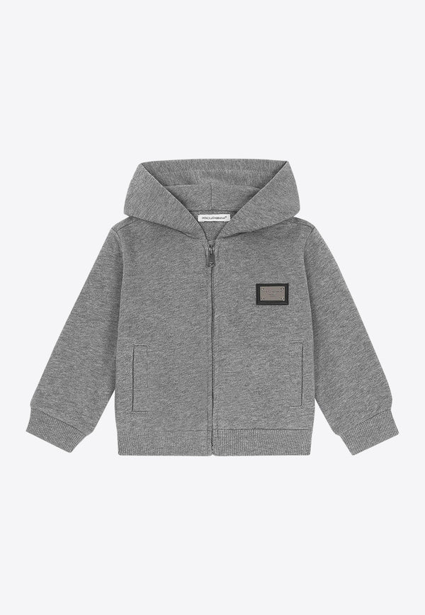 Baby Boys Logo Zipped Hoodie