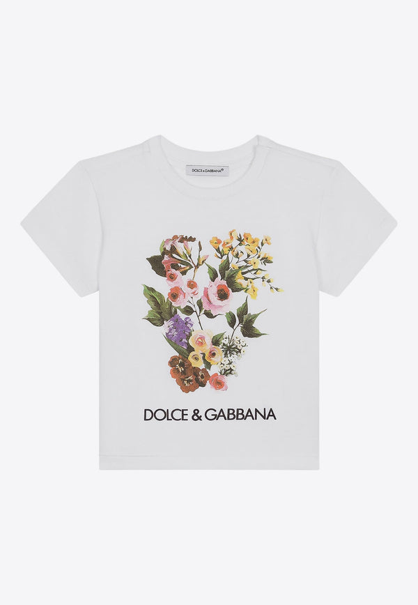 Baby Girls Floral Print T-shirt