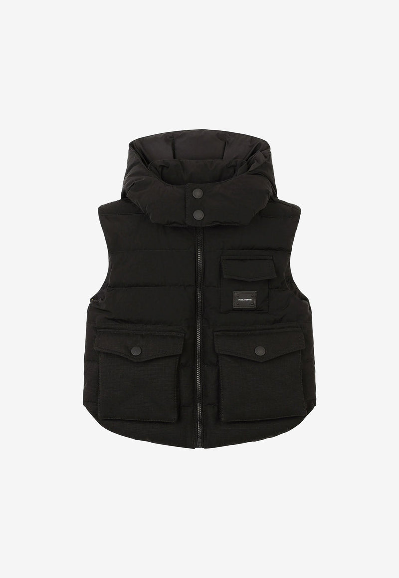 Boys Sleeveless Down Jacket