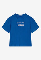 Boys Slogan Print T-shirt