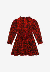 Girls Leopard Print Dress