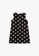 Girls Logo Monogram Sleeveless Dress