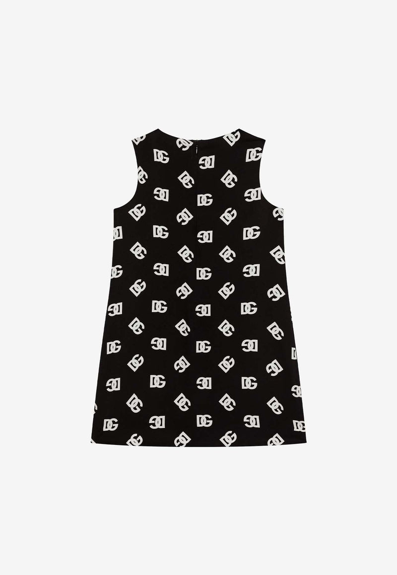 Girls Logo Monogram Sleeveless Dress