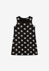 Girls Logo Monogram Sleeveless Dress