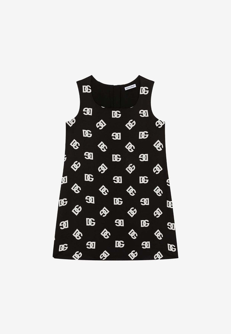 Girls Logo Monogram Sleeveless Dress