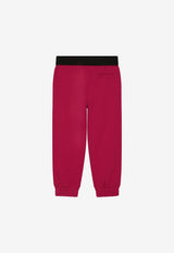 Girls Branded Waist Track Pants