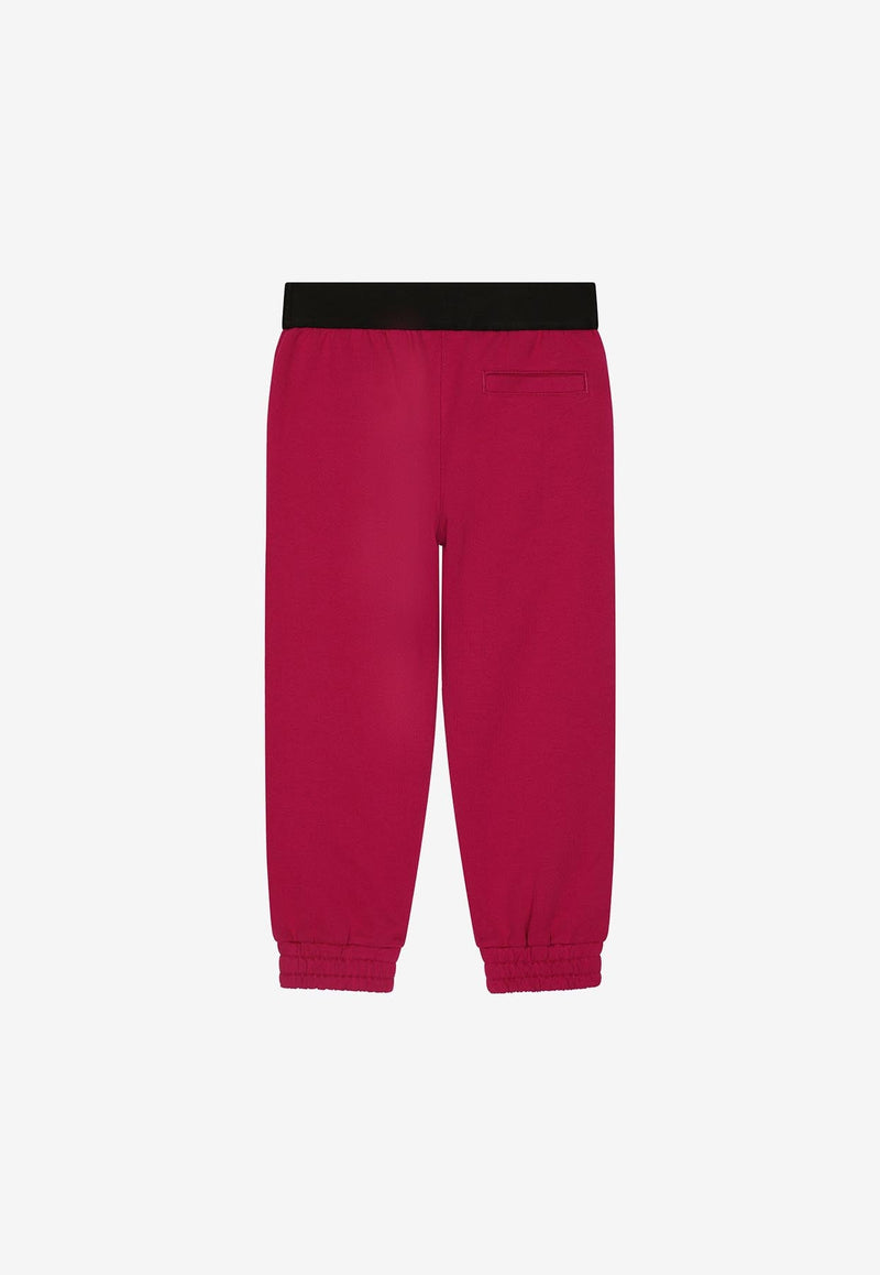 Girls Branded Waist Track Pants