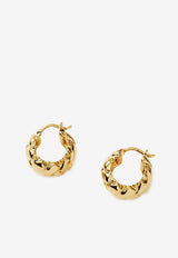 X Lucy Williams Mini Waffle Hoop Earrings