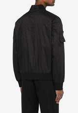 Courville Logo Jacquard Bomber Jacket