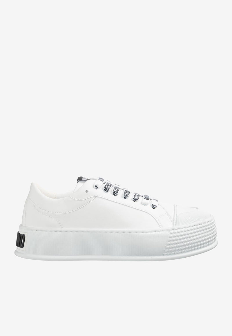 Logo Lettering Low-Top Sneakers