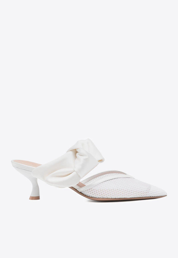 Marie 45 Satin Bow Mules