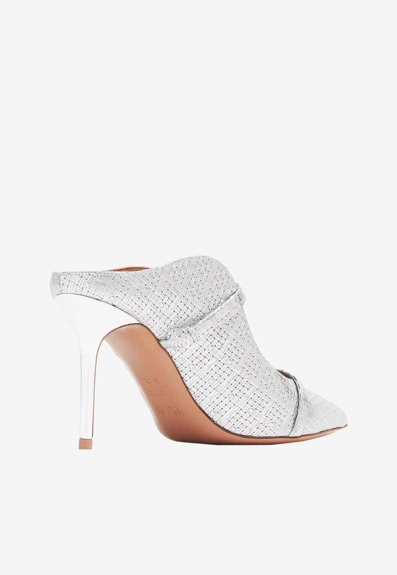 Maureen 85 Metallic Leather Mules