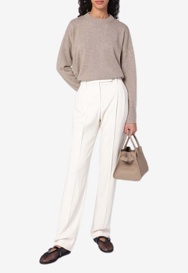 Straight-Leg Tailored Pants