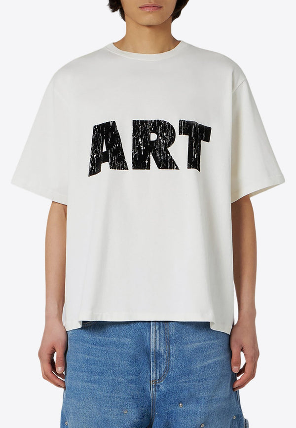 Art Print Crewneck T-shirt